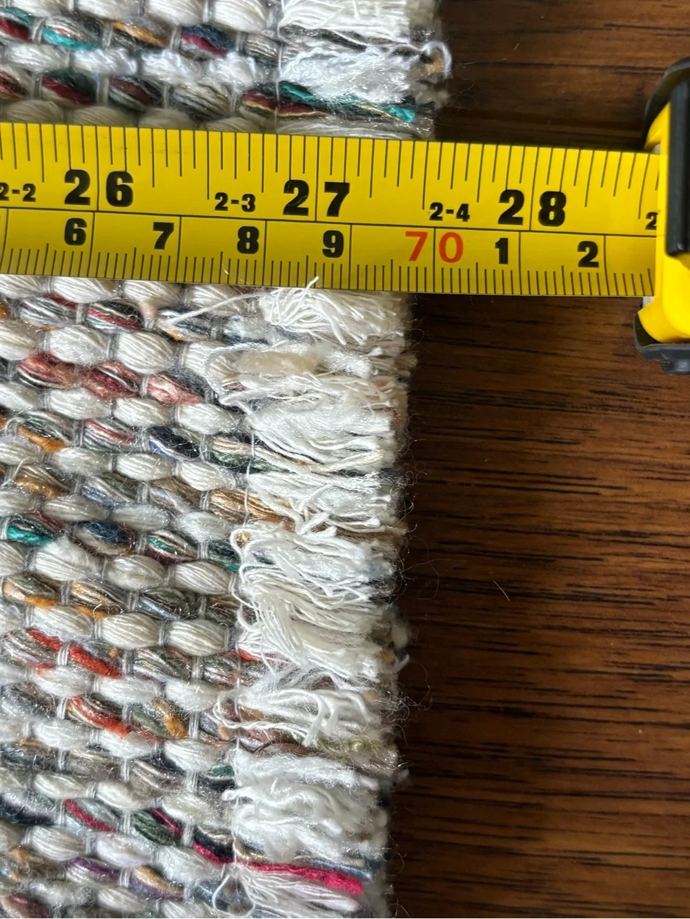 N/A woven checkered